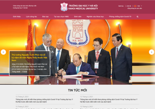 iHappy bàn giao website mới cho Đại Học Y