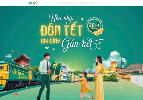 Hòa nhịp đón Tết - Gia đình gắn kết cùng BIDV SmartBanking