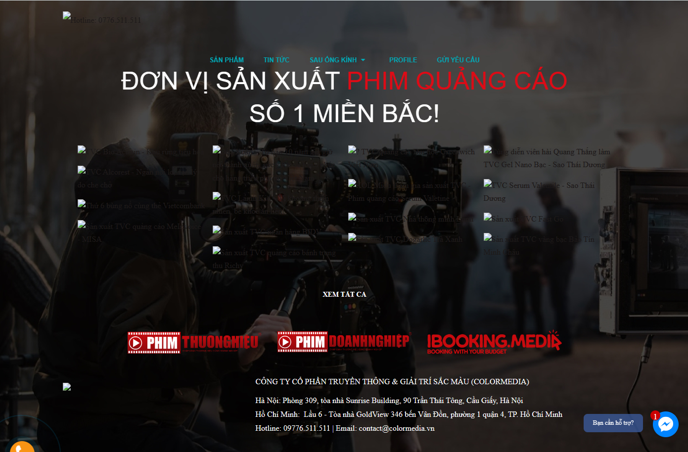Sản xuất phim quảng cáo chuyên nghiệp
