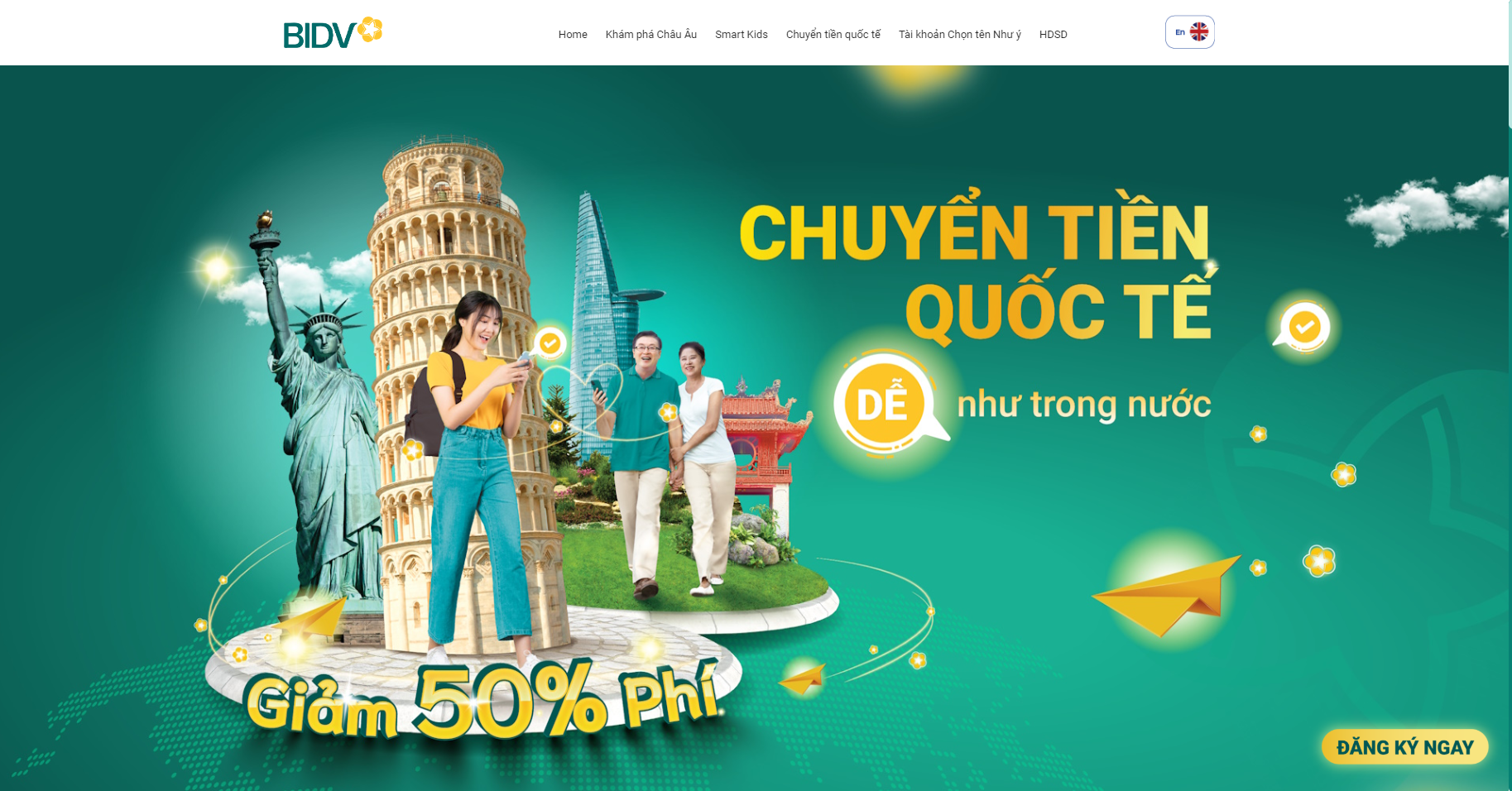 Dự án BIDV chuyển tiền quốc tế