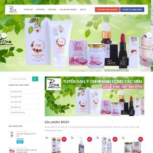 Thiết kế website bán hàng nhỏ