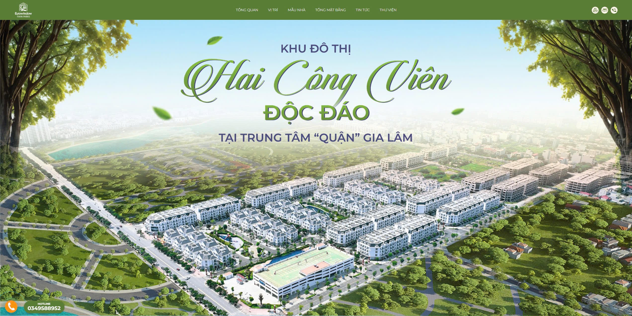 Dự án Eurowindow TWIN PARKS