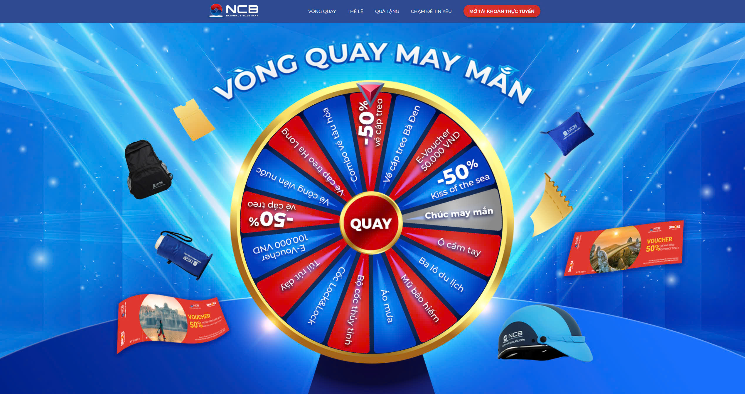 Dự án NCB chạm để tin yêu